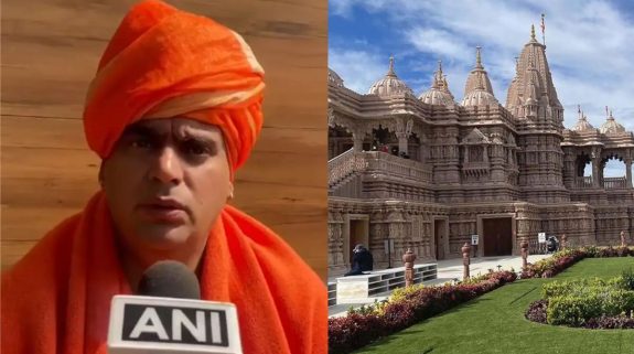 “Unfortunate”: Swami Chakrapani on vandalism of Hindu temple in California, urges developed nations to protect Hindus