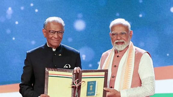 PM Modi receives Highest National Award of Mauritius