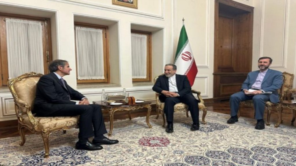 IAEA Chief meets Iran FM Araghchi