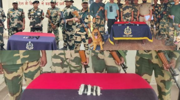 BSF recovers drone, heroin and pistol body from Punjab border