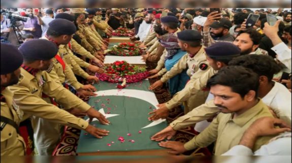 Top brass of Pak Army, police offer prayers at LeT terrorists’ ‘funeral’ slain in Op Sindoor