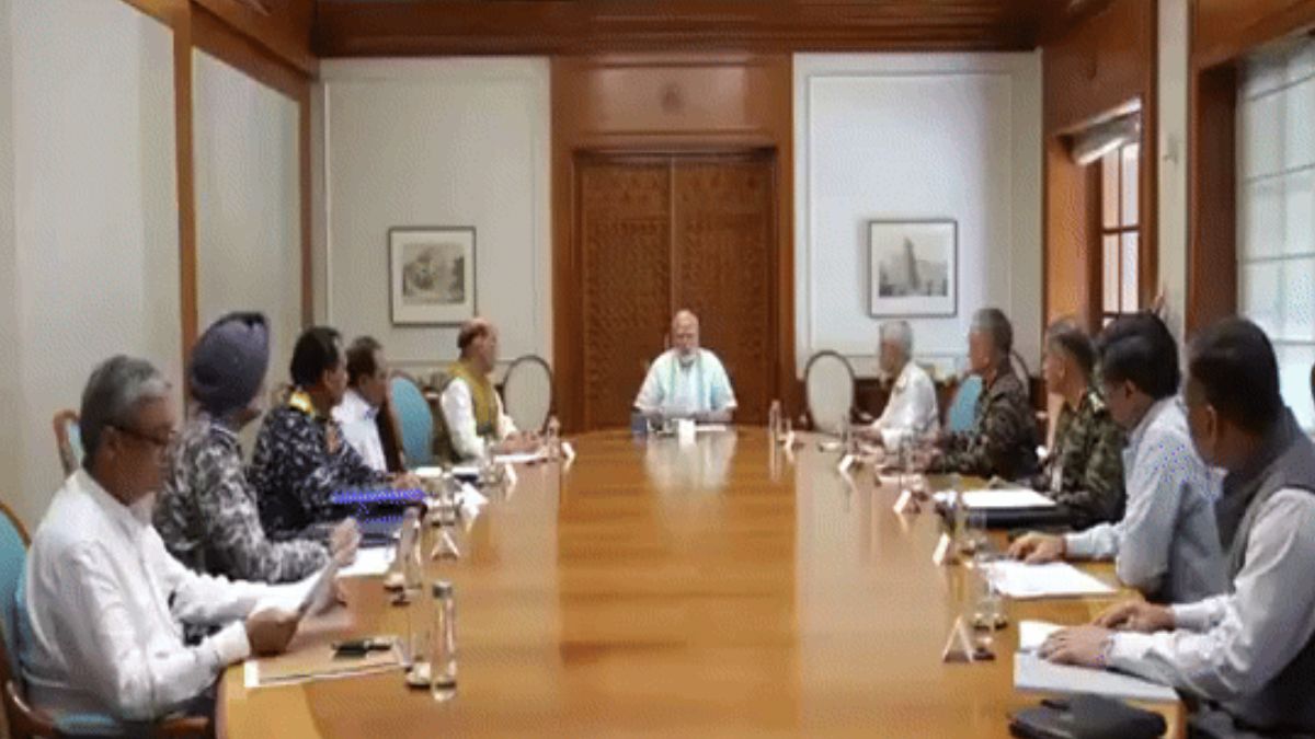 PM Modi chairs high-level meeting with Rajnath Singh, Jaishankar; CDS and tri-services chiefs present