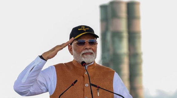 When our forces demolish Pakistan’s nuclear blackmail, sound of Bharat Mata Ki Jai resonates: PM Modi at Adampur airbase