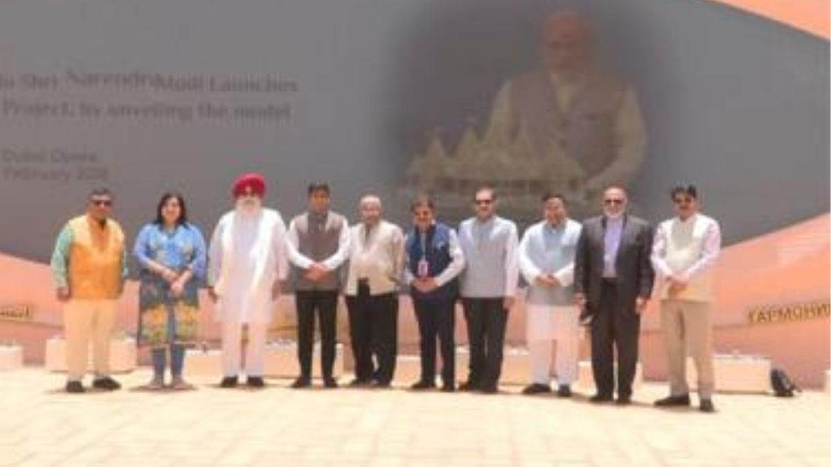 “Divine darshan…”: All-party delegation led by Shrikant Shinde visits BAPS temple in Abu Dhabi