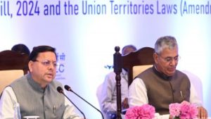 Uttarakhand CM Dhami participates in JPC dialogue program on One Nation, One Election