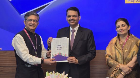 Nifty Waves Index launched at WAVES 2025 by Hon’ble Chief Minister of Maharashtra Shri Devendra Fadnavis