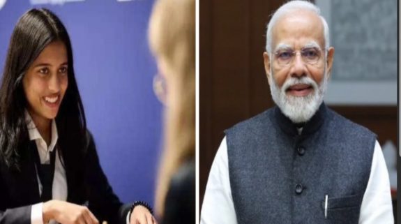 PM Modi lauds Grandmaster Divya Deshmukh for defeating world number one in World Team Blitz Championships