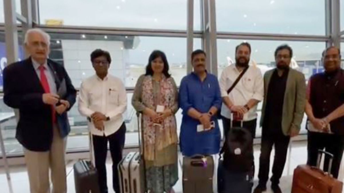 “Going back very satisfied”: All-party delegation led by Sanjay Jha concludes multi-nation tour, departs for India