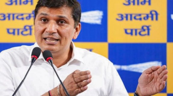 “BJP’s Delhi Govt handing out ‘prasads’ of misery to every section of society”: AAP’s Saurabh Bharadwaj