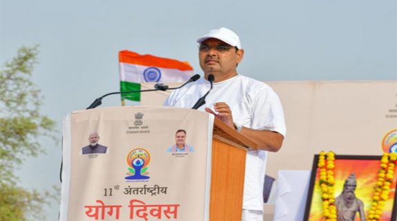 Yoga is a gift of Indian civilisation, celebrated globally due to PM Modi’s efforts: Rajasthan CM